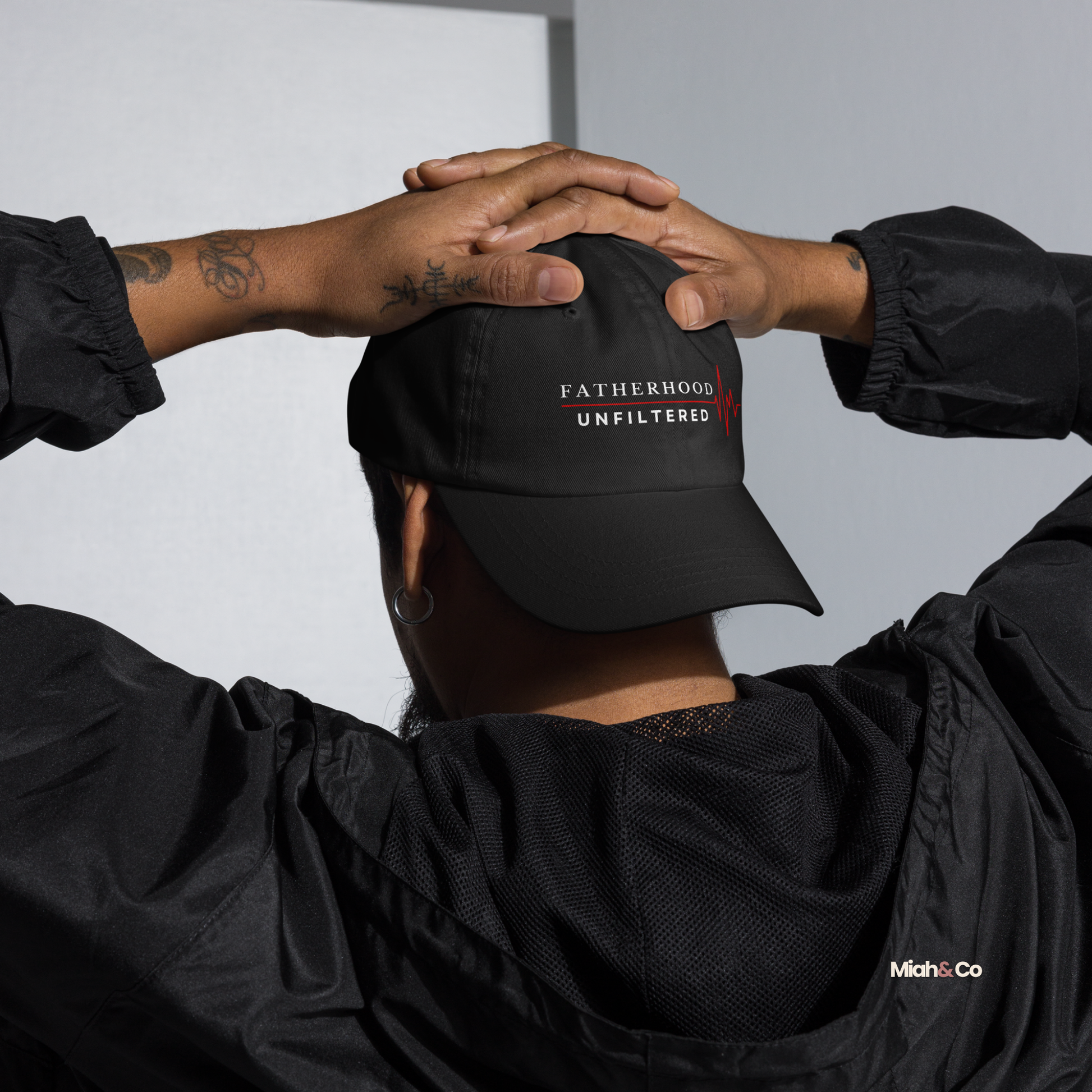 Fatherhood, Unfiltered™ Dad Hat – Silent Strength, Worn Proud - Miah & Co