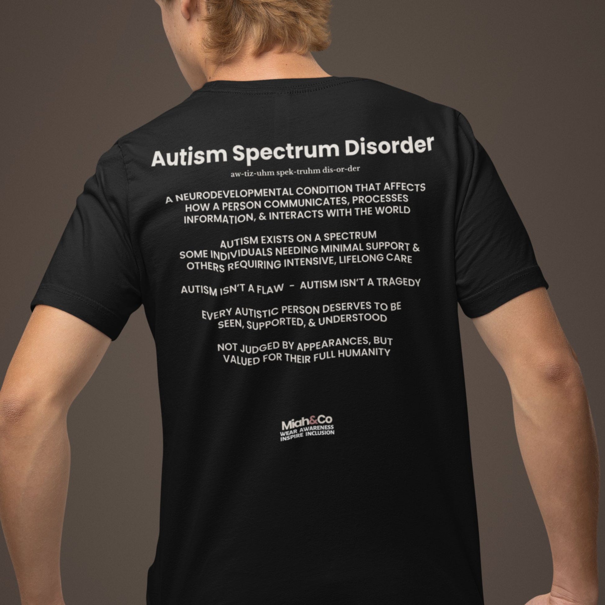Autism: Educate. Advocate. Include. | Adult Tee - Miah & Co