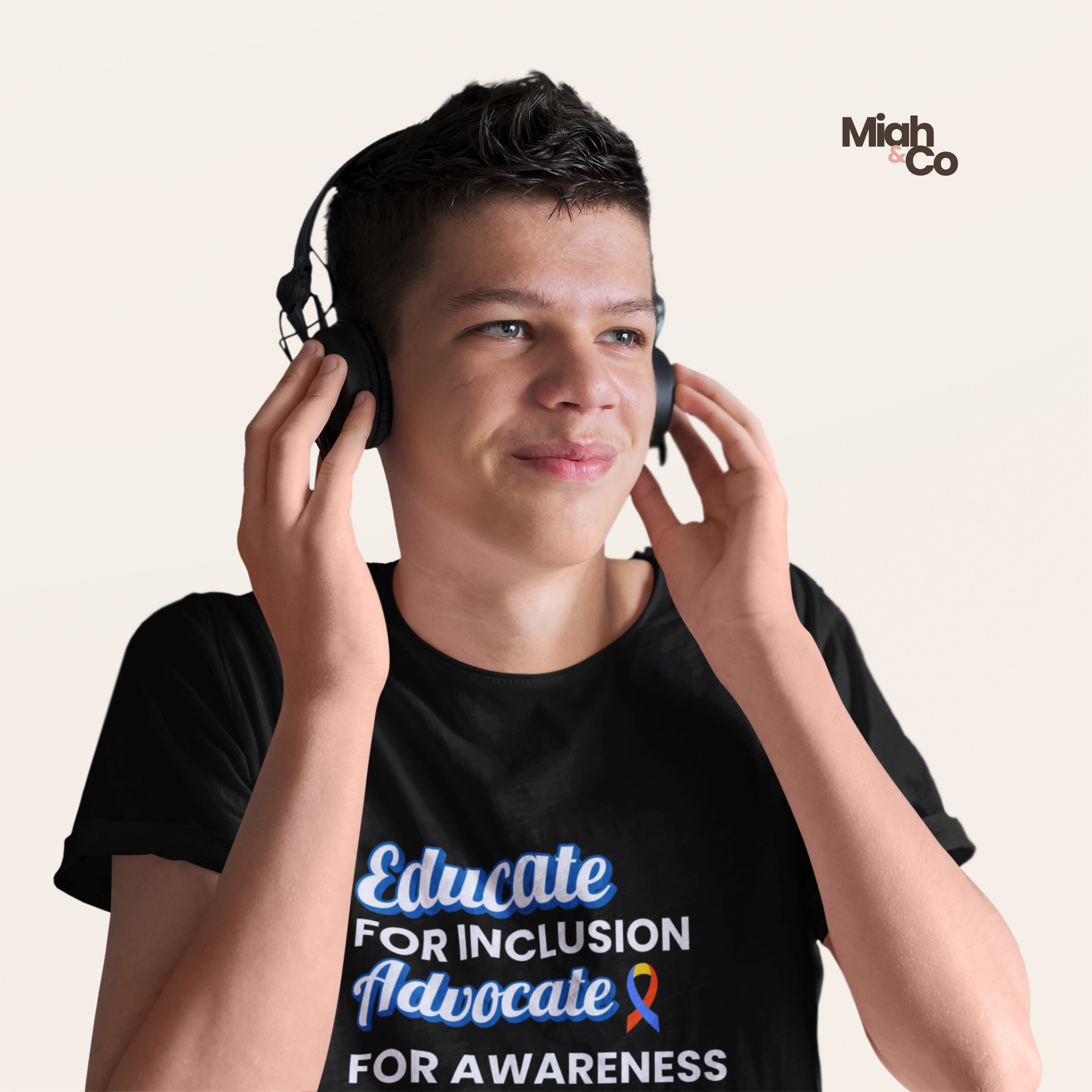 Autism: Educate. Advocate. Include. | Youth Tee - Miah & Co