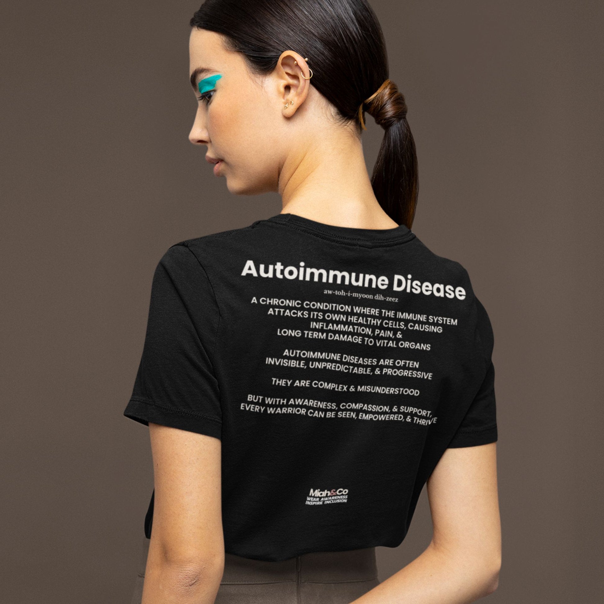Autoimmune: Educate. Advocate. Include. | Adult Tee - Miah & Co