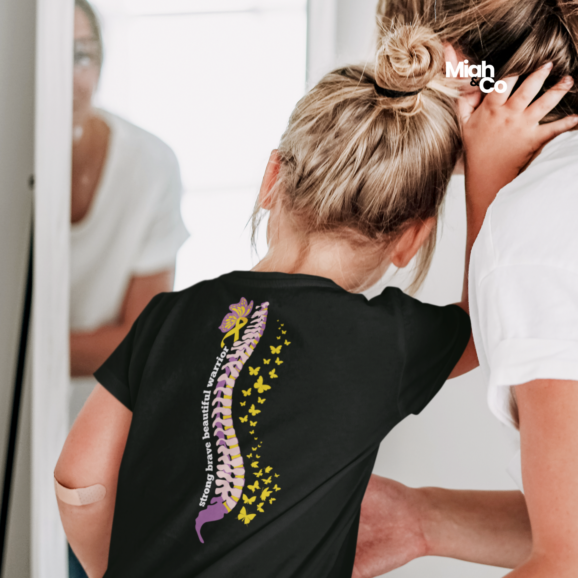Butterfly Spine Awareness Tee | Baby to Adult Sizes - Miah & Co