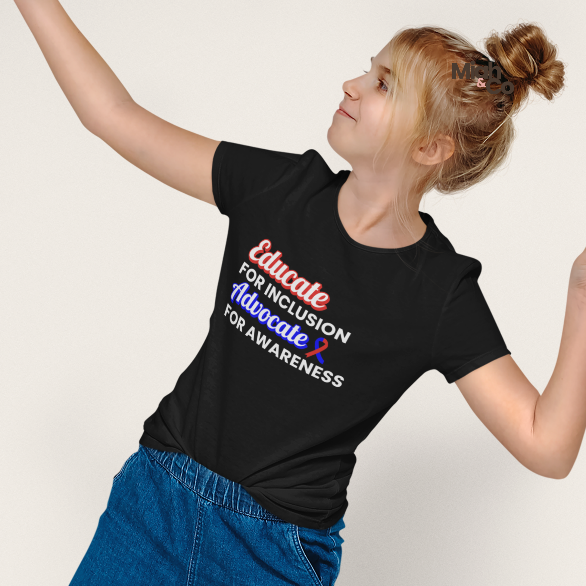 Congenital Heart Defect: Educate. Advocate. Include. | Youth Tee - Miah & Co