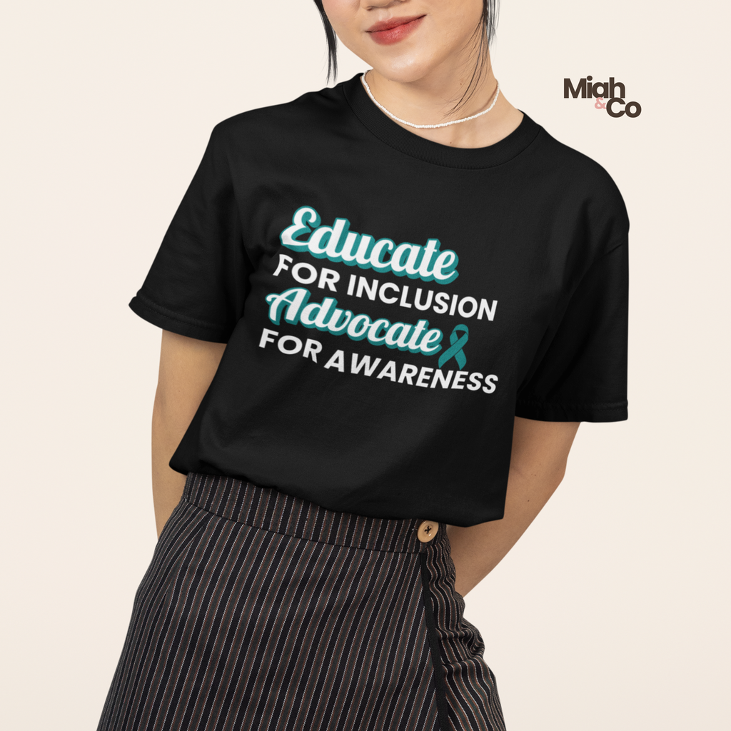 Charcot-Marie-Tooth Disease: Educate. Advocate. Include. | Youth Tee - Miah & Co