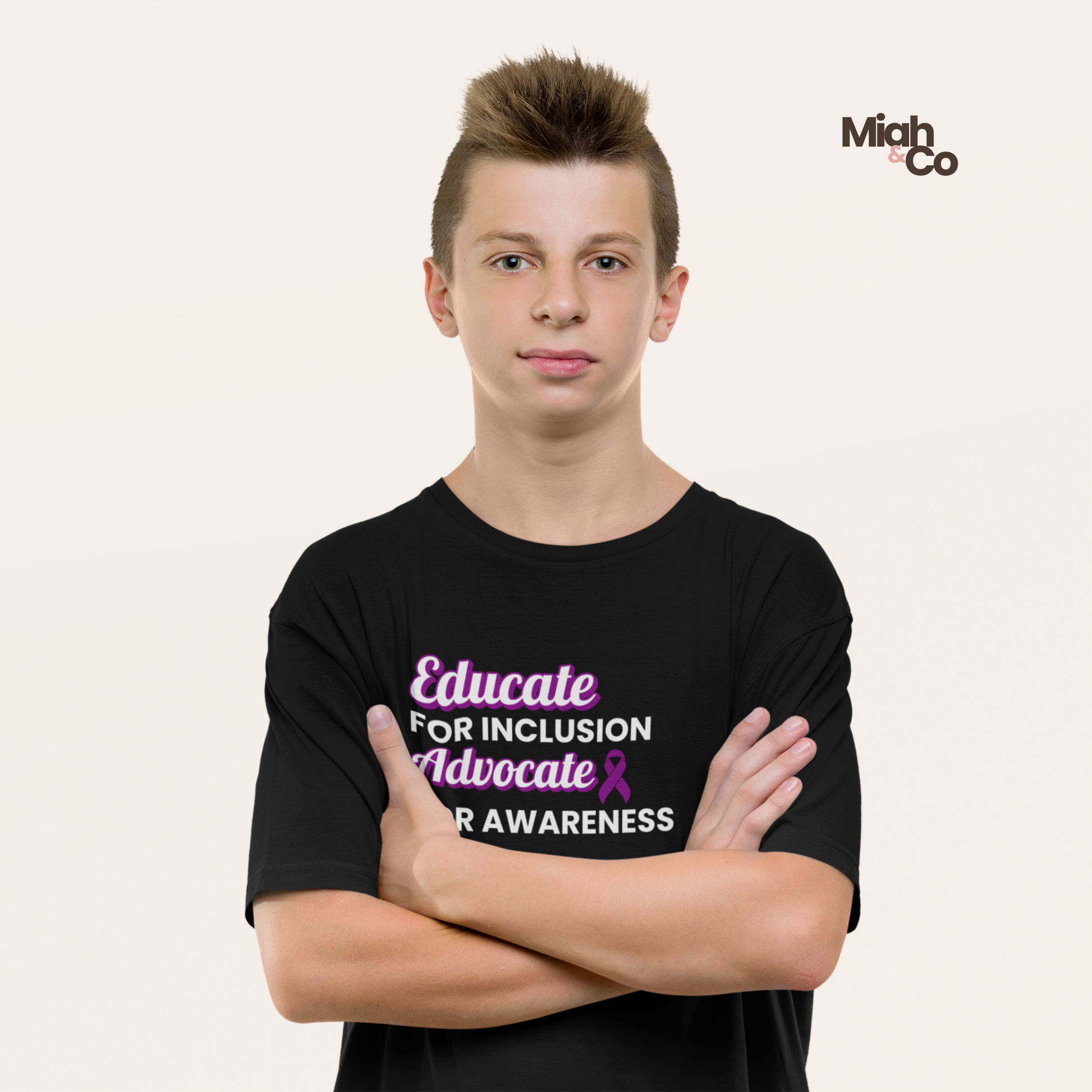 Chiari Malformation: Educate. Advocate. Include. | Youth Tee - Miah & Co