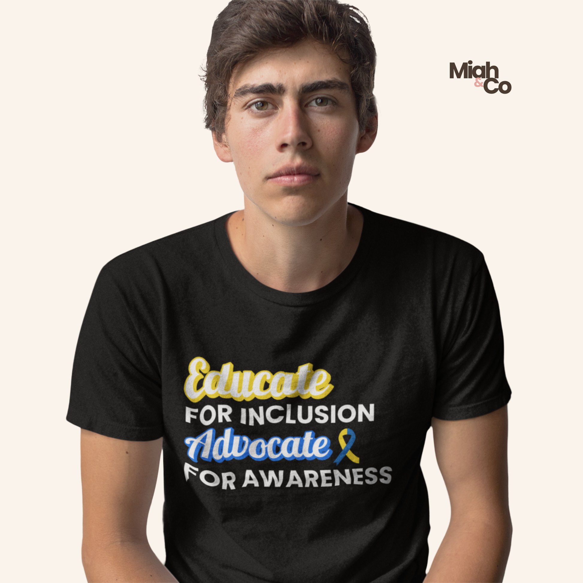 Down Syndrome: Educate. Advocate. Include. | Youth Tee - Miah & Co