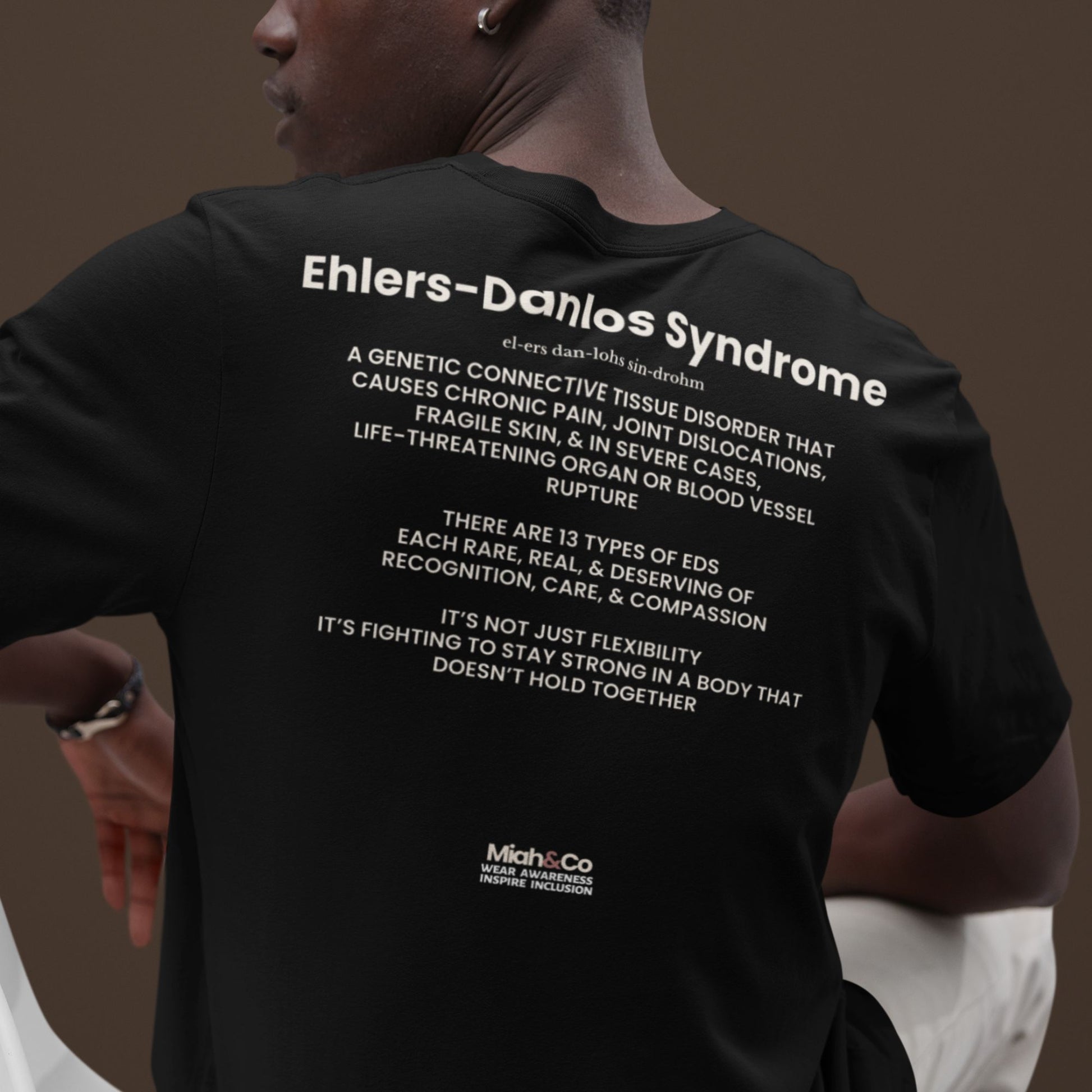Ehlers-Danlos Syndrome: Educate. Advocate. Include. | Adult Tee - Miah & Co