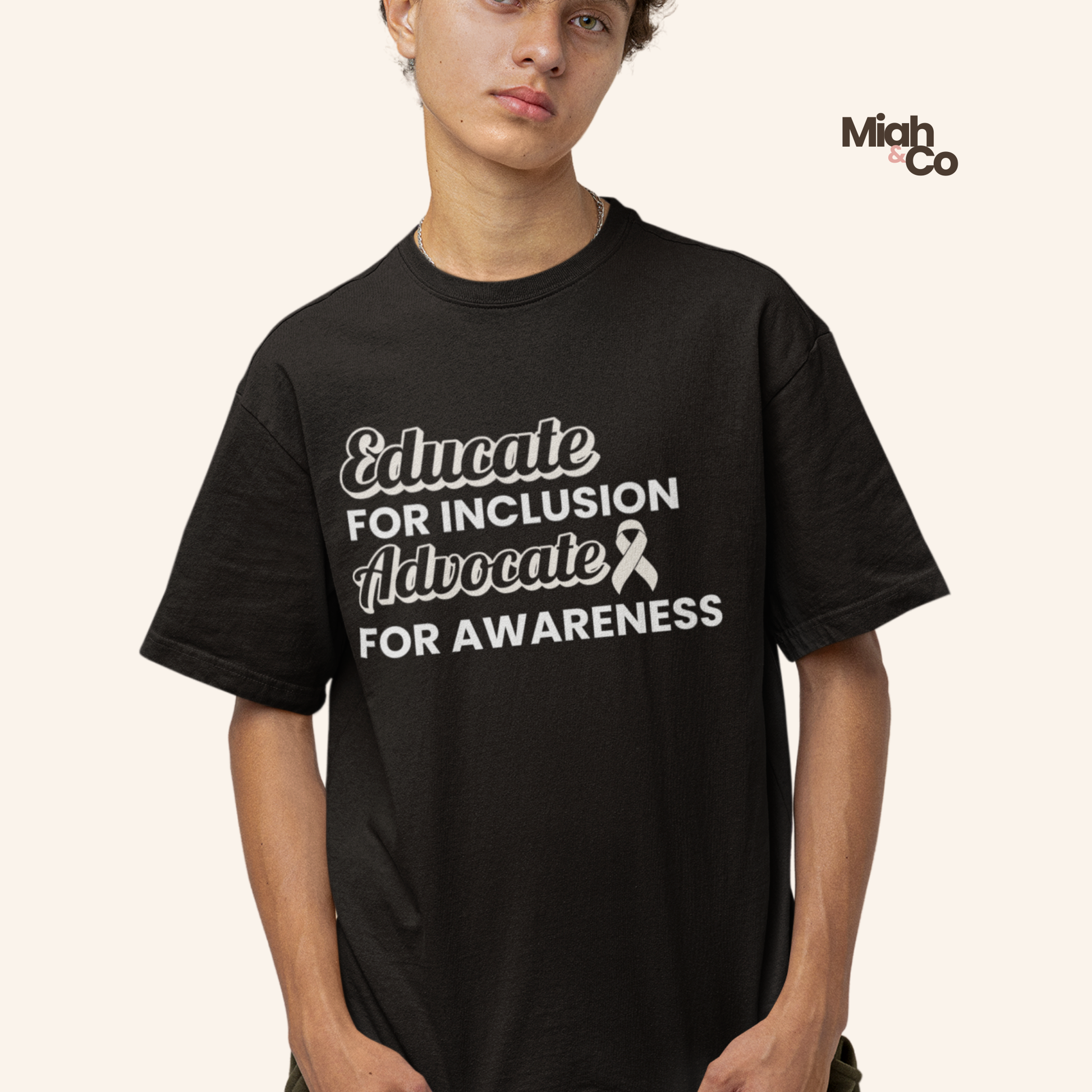 Ehlers-Danlos Syndrome: Educate. Advocate. Include. | Youth Tee - Miah & Co