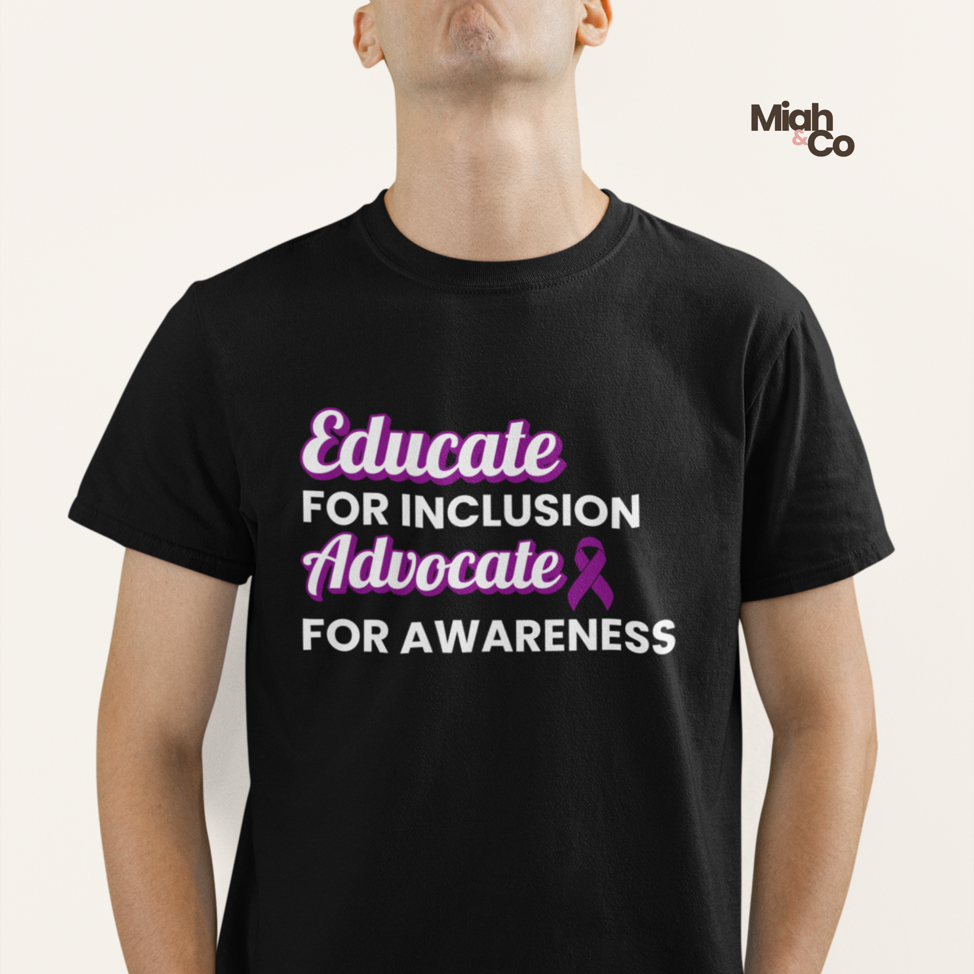 Epilepsy: Educate. Advocate. Include. | Youth Tee - Miah & Co