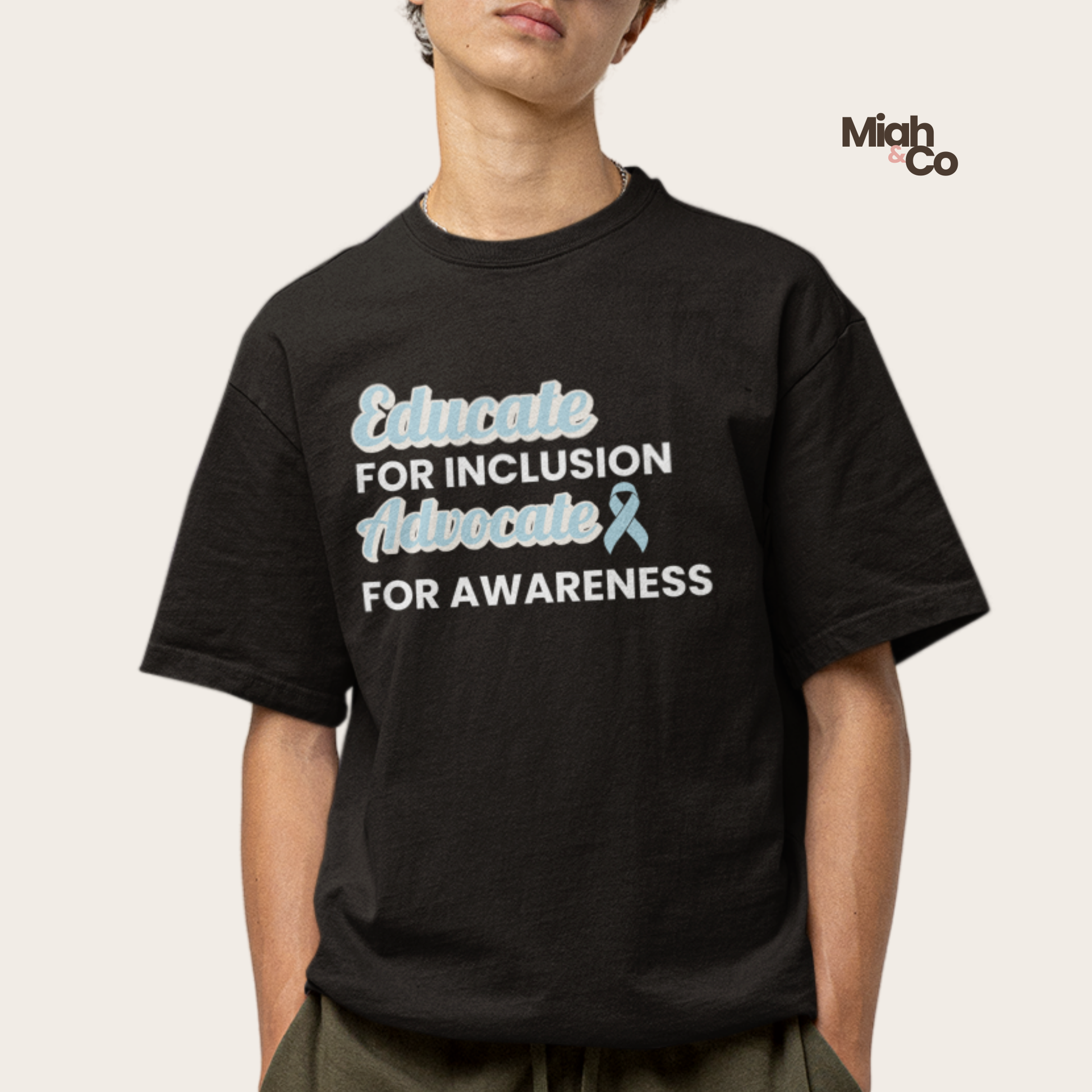Hydrocephalus: Educate. Advocate. Include. | Youth Tee - Miah & Co