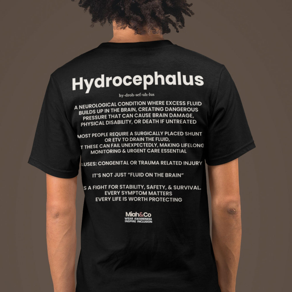 Hydrocephalus: Educate. Advocate. Include. | Adult Tee - Miah & Co
