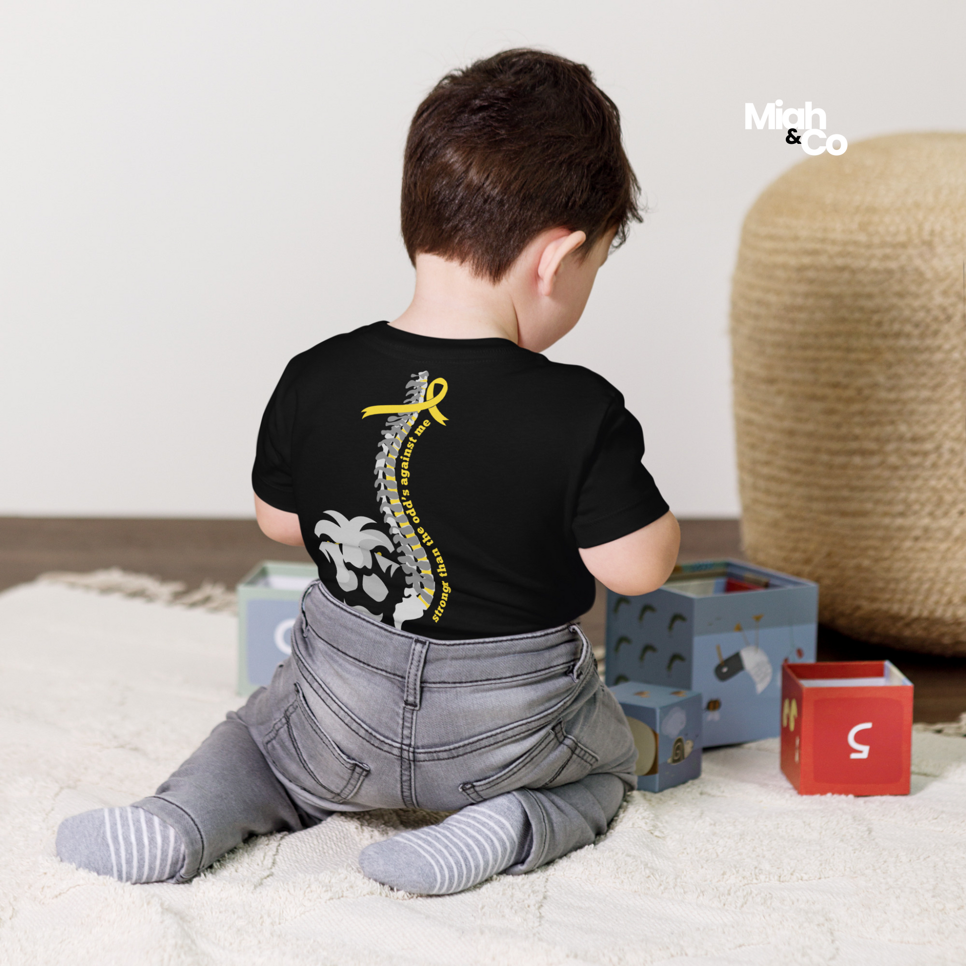 Lion Spine Warrior Tee | Baby to Adult Sizes - Miah & Co