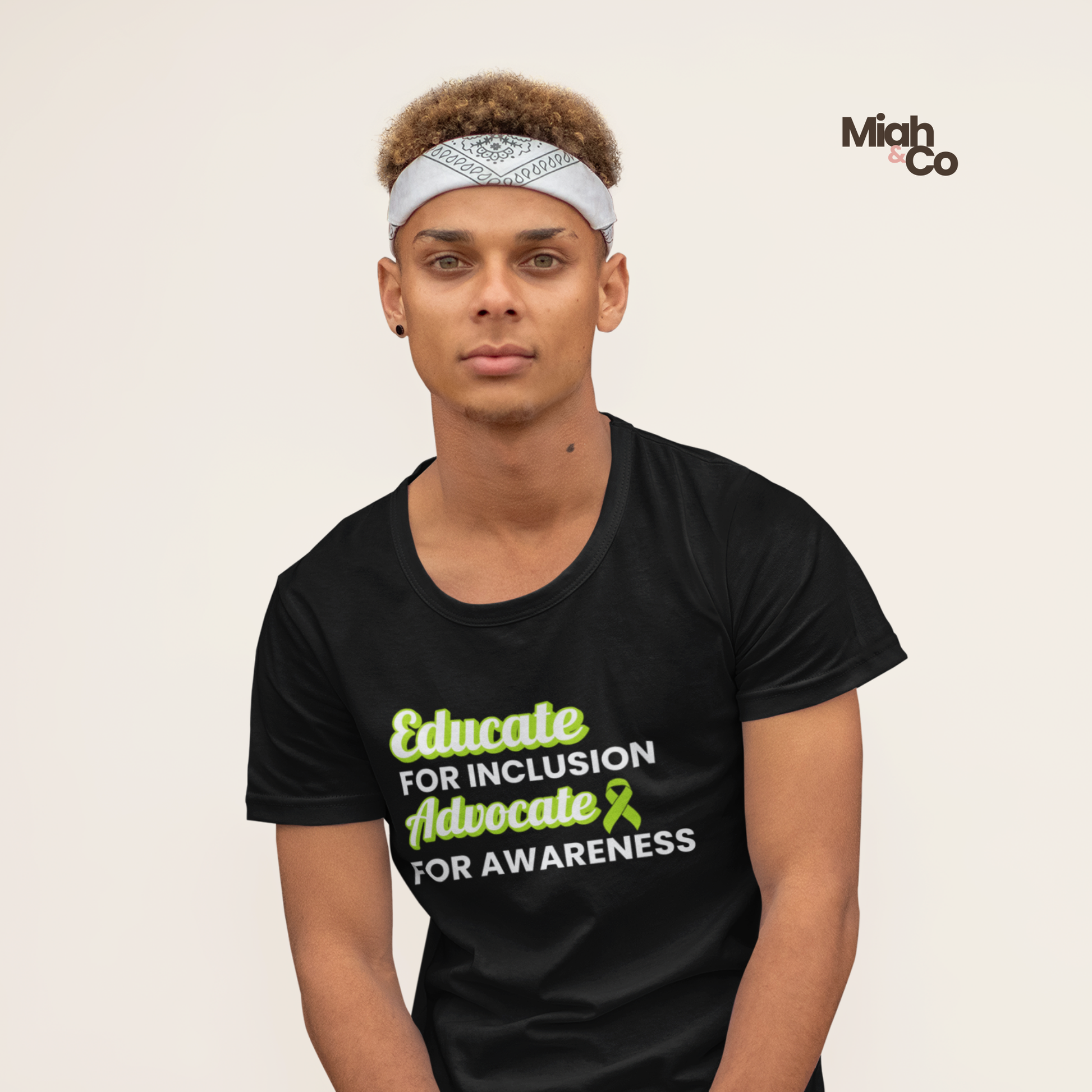 Muscular Dystrophy: Educate. Advocate. Include. | Youth Tee - Miah & Co