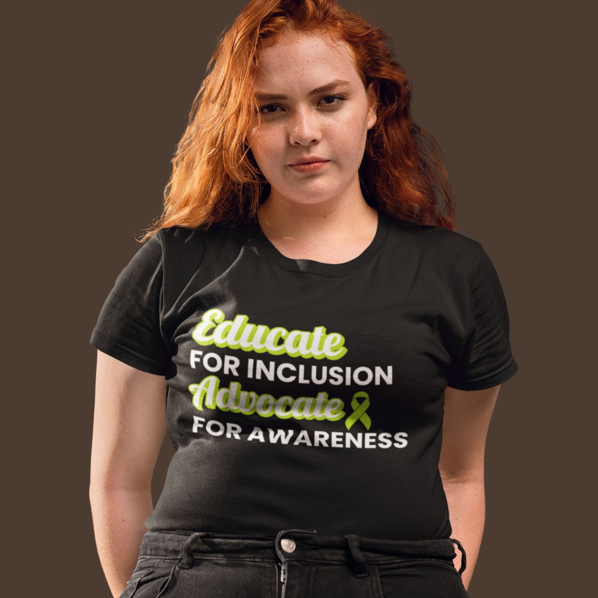 Muscular Dystrophy: Educate. Advocate. Include. | Adult Tee - Miah & Co