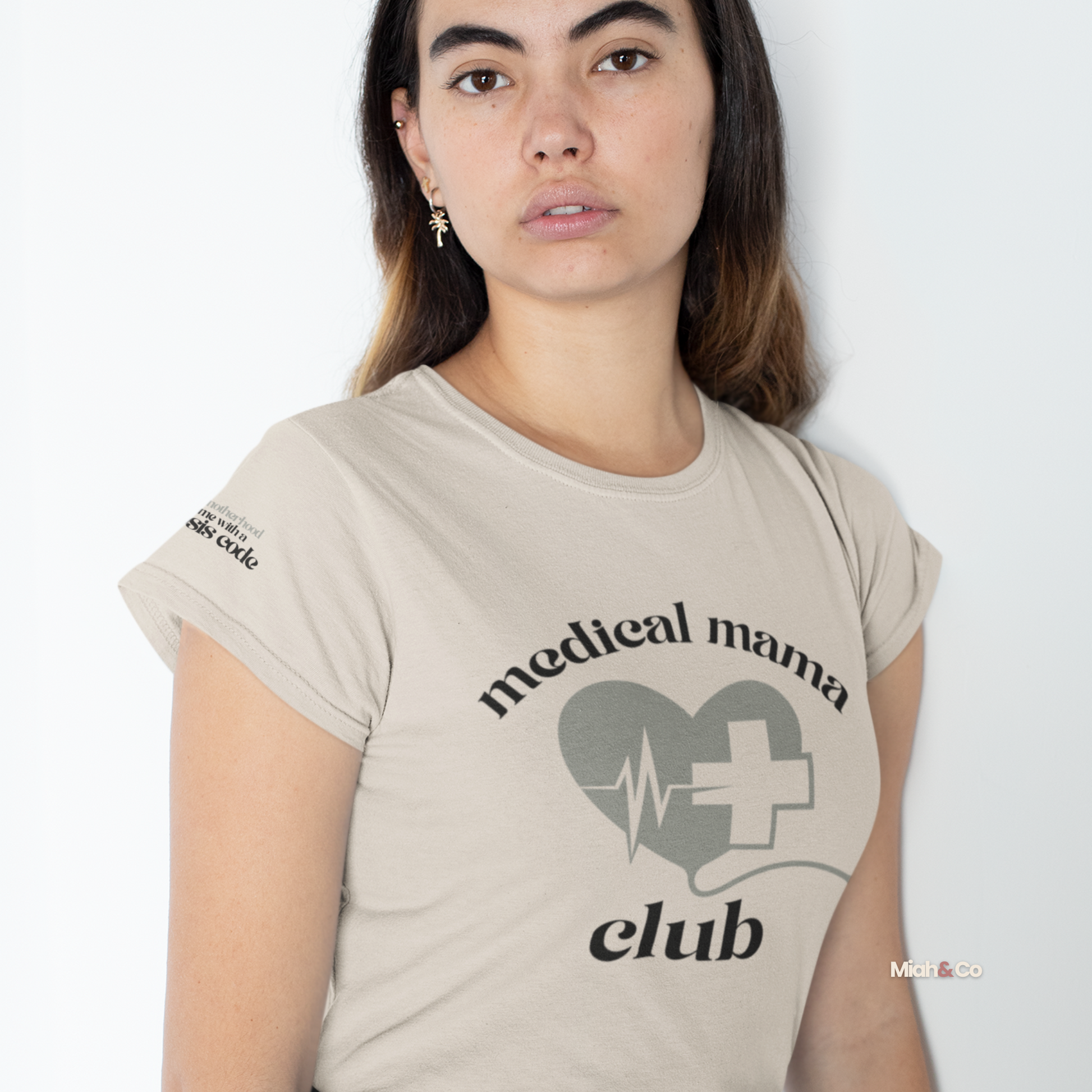 Medical Mama Club Tee – Because Motherhood Didn’t Come With a Diagnosis Code - Miah & Co