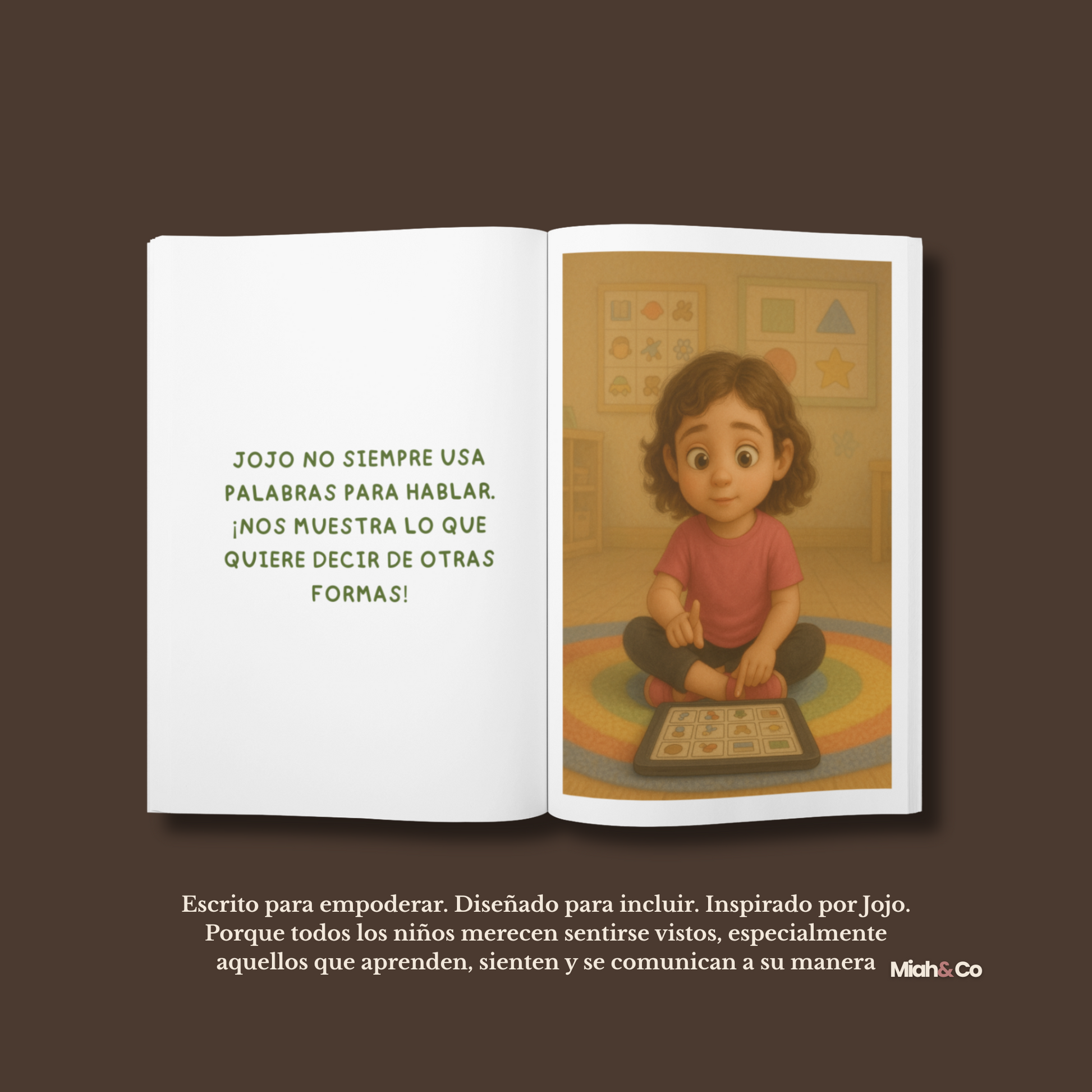 Mi Amiga Jojo: Una Historia Sobre Entender El Autismo En El Preescolar - Miah & Co