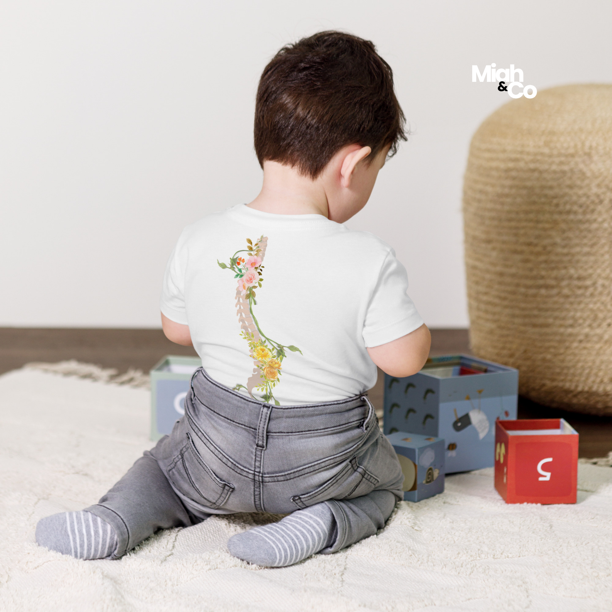 Spina Beautiful™ | Floral Spine |Baby to Adult Sizes - Miah & Co