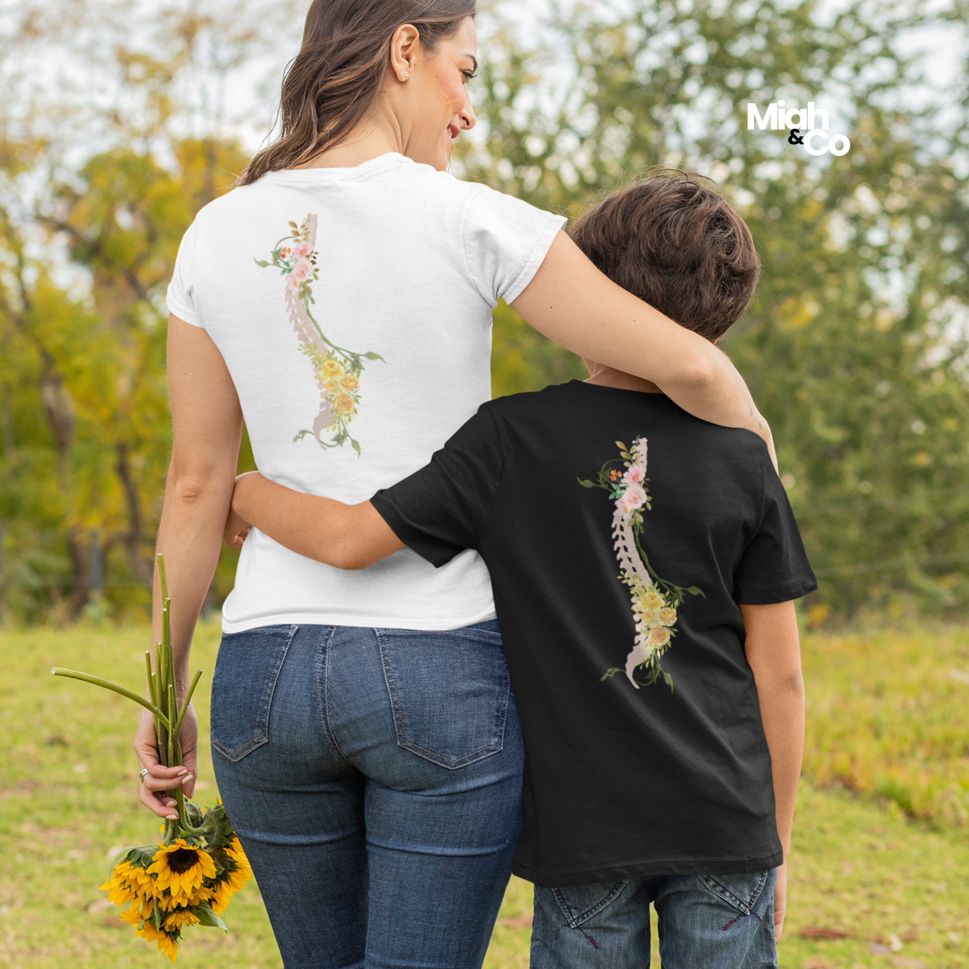 Spina Beautiful™ | Floral Spine |Baby to Adult Sizes - Miah & Co