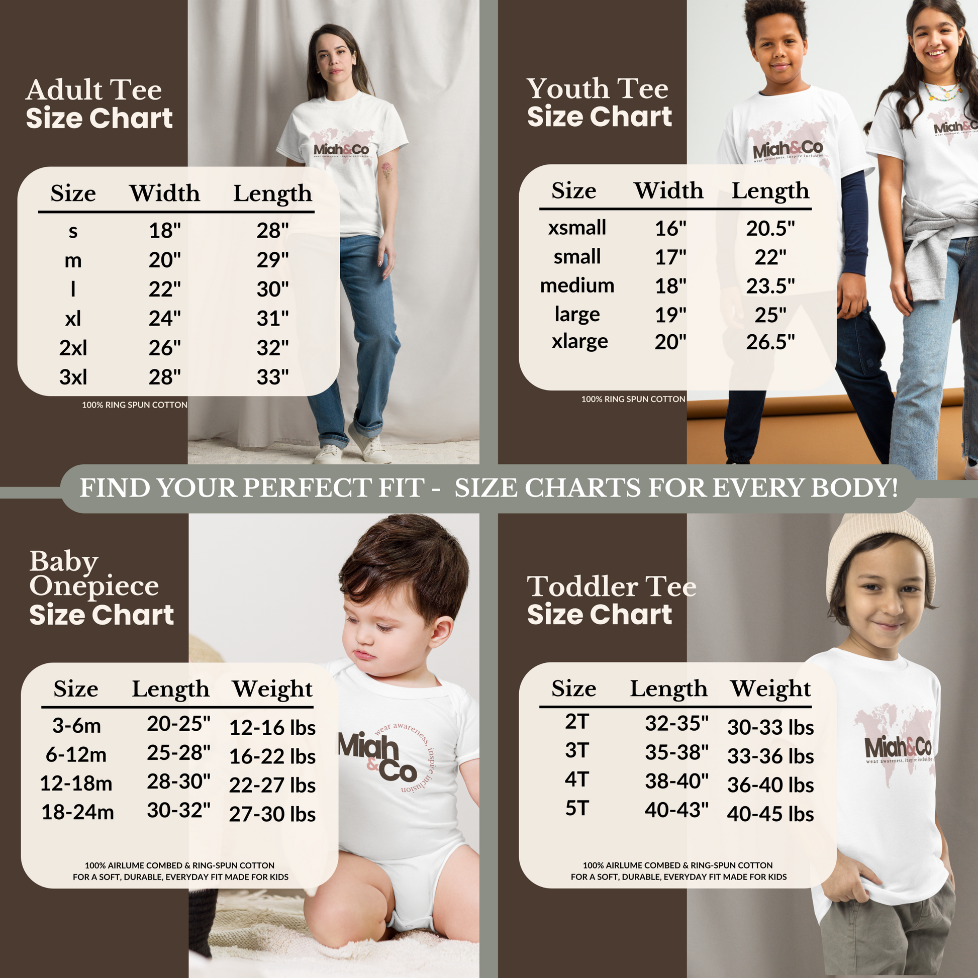 Butterfly Spine Awareness Tee | Baby to Adult Sizes - Miah & Co