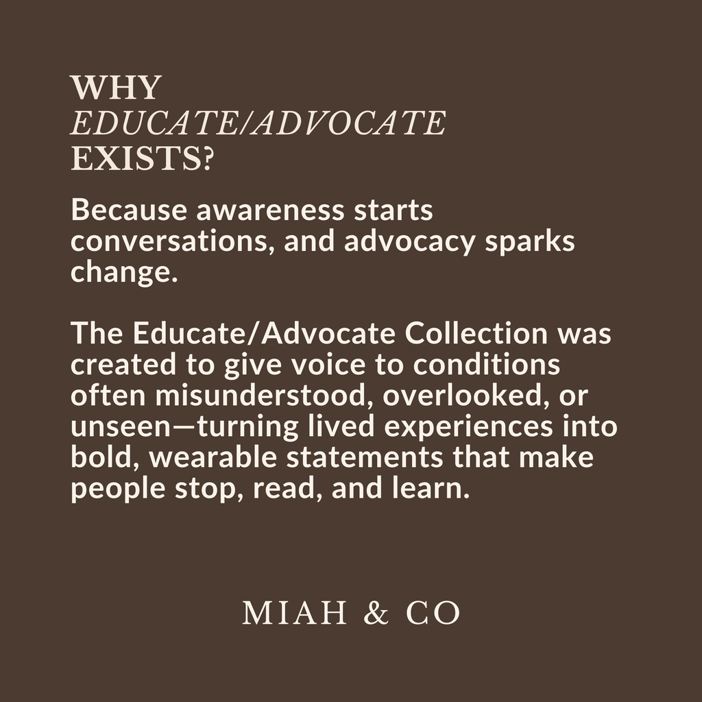 Chronic Lung Condition: Educate. Advocate. Include. | Youth Tee - Miah & Co