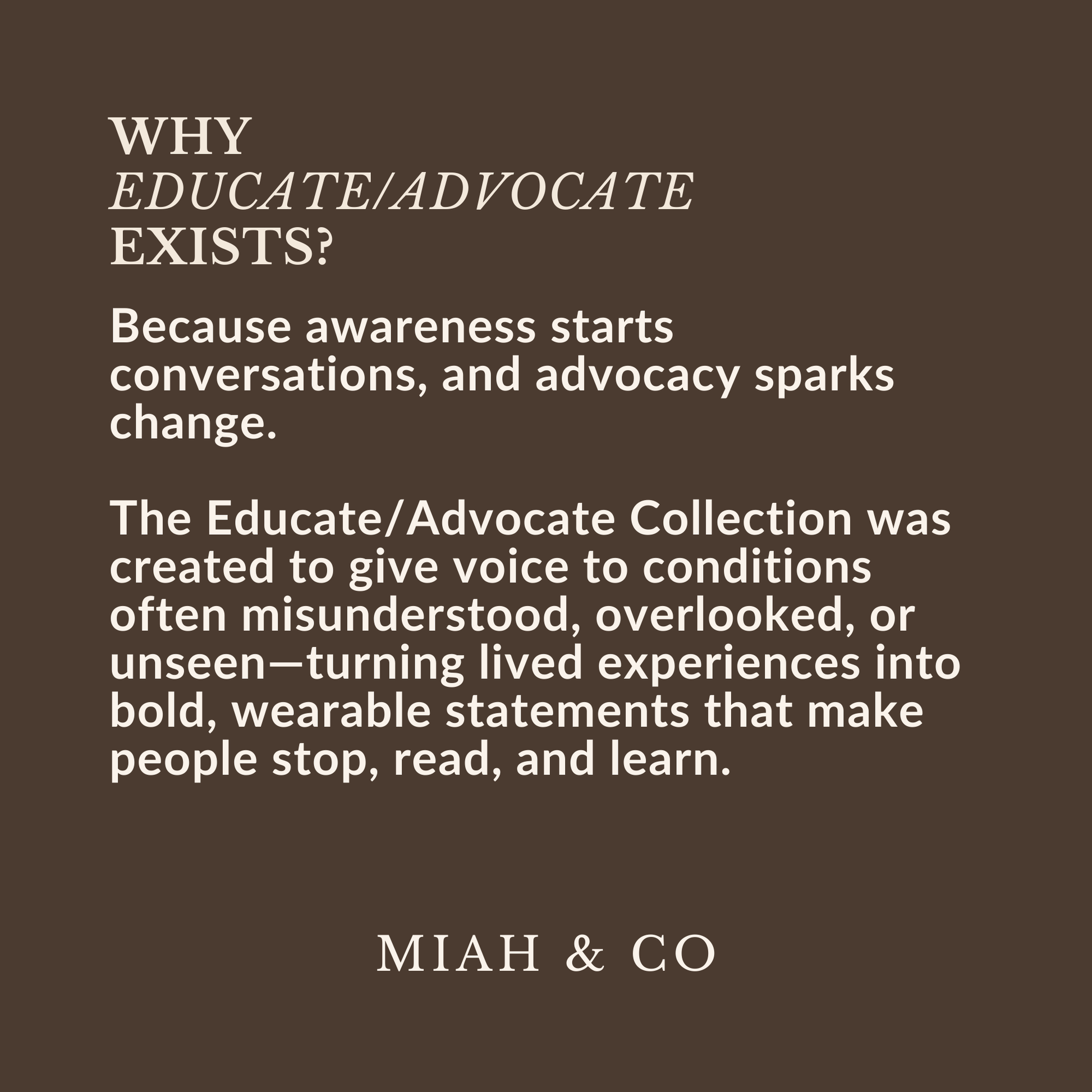 Chronic Lung Condition: Educate. Advocate. Include. | Youth Tee - Miah & Co