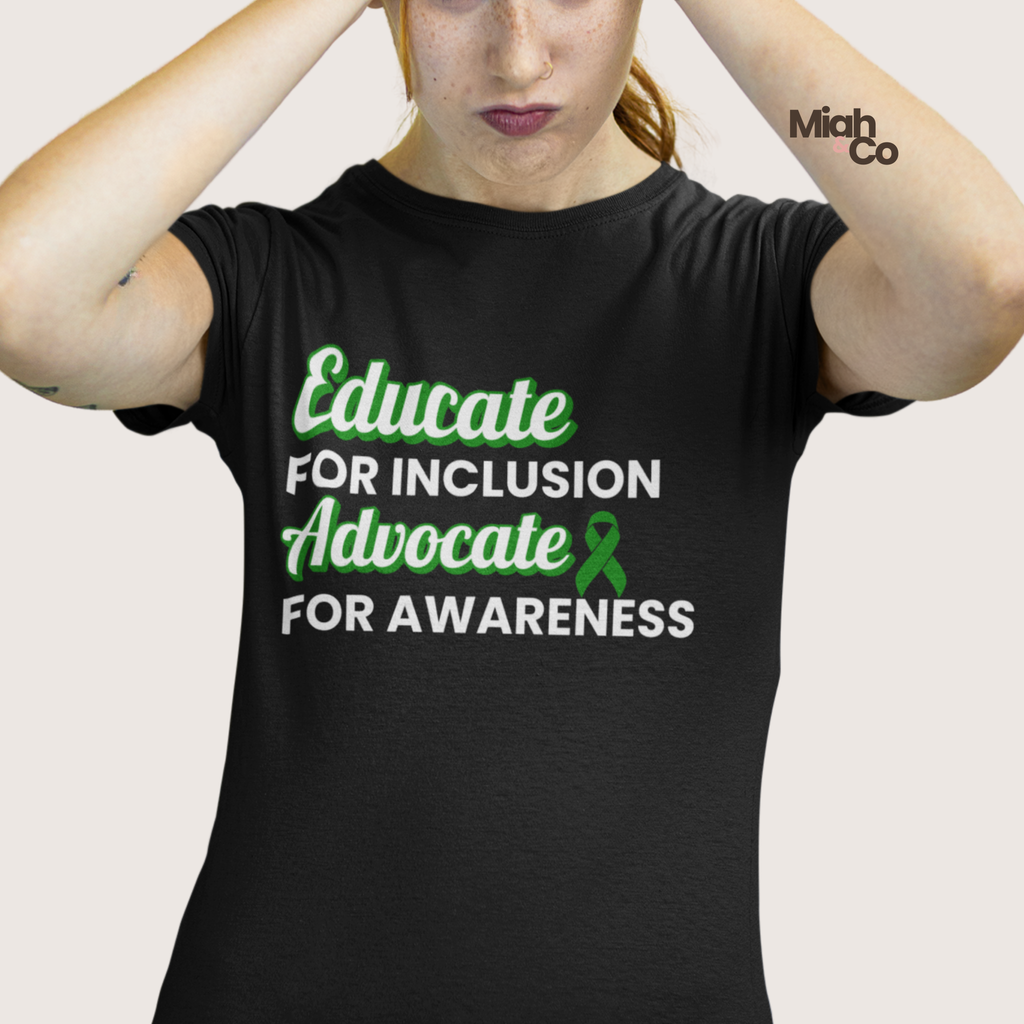 IIH / Pseudotumor Cerebri: Educate. Advocate. Include. | Youth Tee - Miah & Co